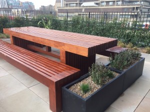 Table and bench